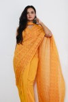 DAC Drishti Georgette Silk Bandhani Party Wear Readymade Sarees Wholesalers In Delhi